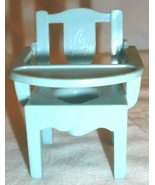 VINTAGE RENWAL BLUE BABY POTTY CHAIR PORTABLE COMMODE DOLLHOUSE MINIATUR... - £4.48 GBP