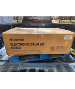  Donner DED-200 Electric Drum Set Quiet Mesh Pad Dual Zone Snare 4 Cymbals - $475.23 CAD