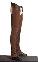 PROCHAPS ATHLETIC FULL CHAPS BROWN HIGH-INTENSITY or LONG DISTANCE HORSE... - $49.95