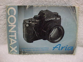 Contax Aria Instructions, 258pgs  (Original) - £27.49 GBP