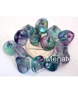 12  12 mm Three Petal Flower Beads: Coated - Metallic Purple Peacock - $61.06 MXN