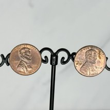 US Penny Coin Earrings Pair Clip On Non Pierced - $9.89