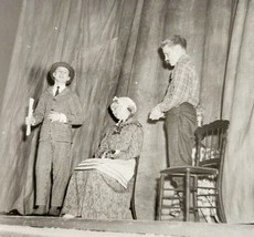 1954 Real Photo The Florist Shop Play Theater Scene 1 Union Officers Pen... - $749.69 MXN