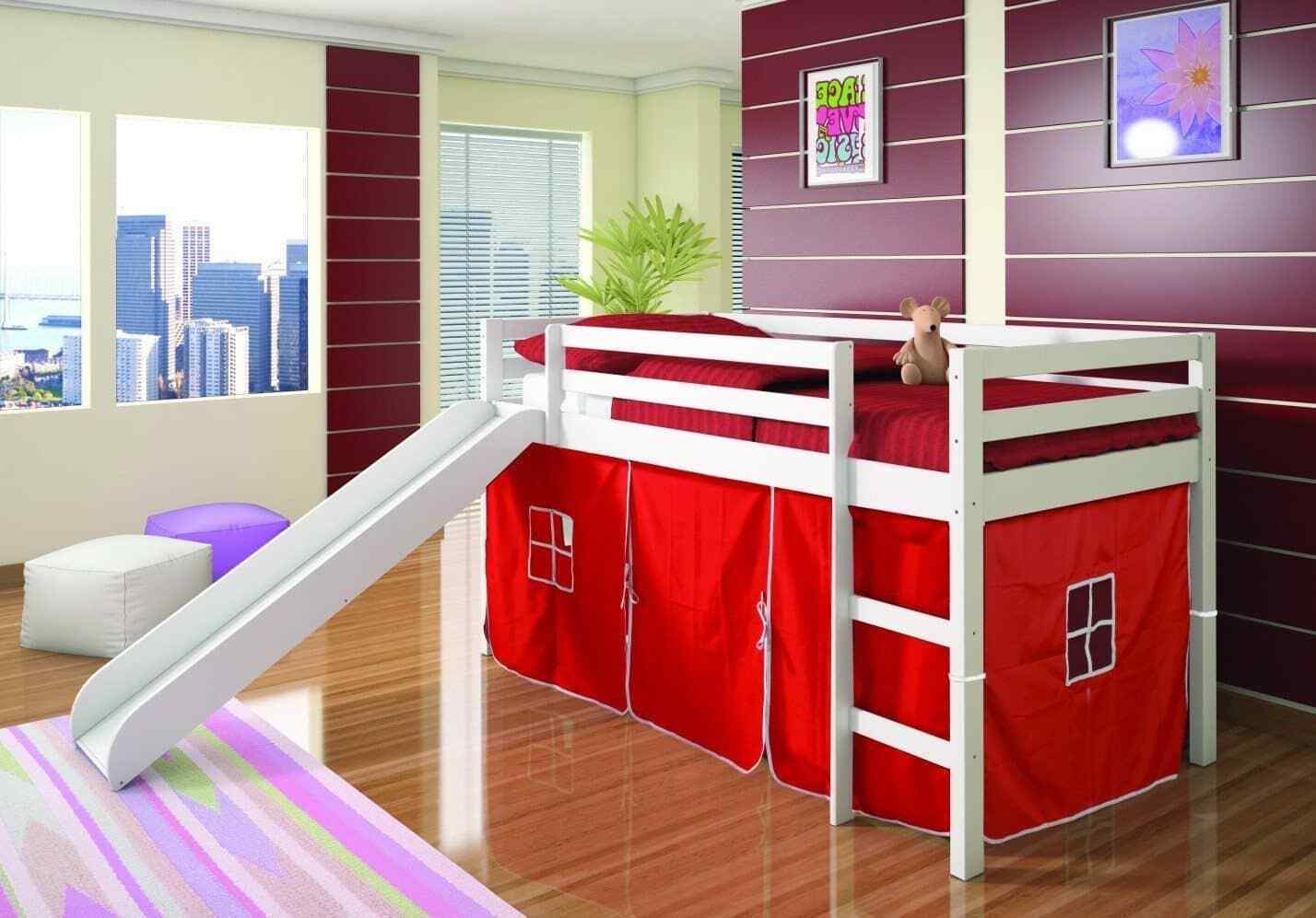 Thomas Kids Bed with Slide and Red Tent - $494.01