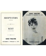 4 Ohio Theatre Programs 1970 Columbus Ohio Forty Karats George M Adaptat... - £27.53 GBP