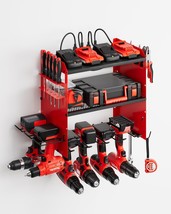 Dunatou Adjustable Power Tool Organizer Wall Mount With Charging, Gift For Men - $44.98