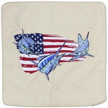 Embroidered Cushion Pillow Cover Marine Art Grand Slam Outdoor Marine Canvas - £28.02 GBP
