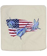 Embroidered Cushion Pillow Cover Marine Art Grand Slam Outdoor Marine Ca... - $47.95 CAD