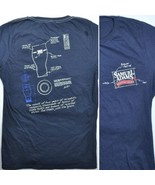 Samuel Sam Adams Boston Lager Pint Glass Blueprints Ladies T-Shirt size ... - £18.04 GBP