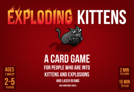 EXPLODING KITTENS - Base Game - Open Box - Sealed contents - £19.98 GBP