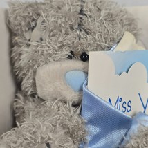 Me To You TATTY TEDDY Grey Plush Bear I MISS YOU! 5”Sitting Carte Blanche - $19.79