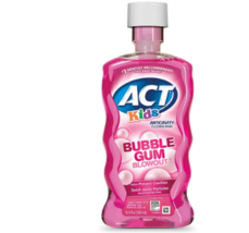 ACT Kids Anticavity Fluoride Rinse Bubblegum Blowout 16.9fl oz - £14.21 GBP