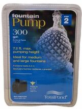 Total Pond Fountain Pump 300gph MD11300 New SEALED - $77.50