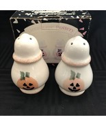 Vintage 1996 Limited Edition Hermitage Pottery - Halloween/ Fall Salt An... - $4.80