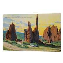 Postcard Cathedral Spires Garden Of The Gods Colorado Divided Back Unposted - £5.35 GBP