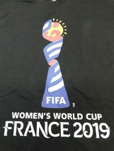 Tultex Women&#39;s T-Shirt Graphic Tee FIFA Black Size XXL - £16.35 GBP