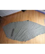 U.S. MILITARY STANDARD PUP TENT HALF HALVE OD GREEN VIETNAM ERA 1 SIDE ONLY - $37.48