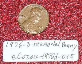 1976 D Memorial Penny Filled &#39;D&#39; &amp; Die Break Errors; Old Coin Money to Collect - £42.43 GBP