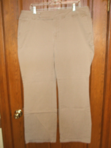 a.n.a. A New Approach Cotton Stretch Khaki Pants - Size 18W - £15.02 GBP