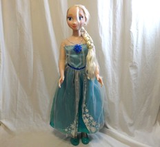 2014 Huge 3’ Disney Frozen Elsa Life Size Doll 38” Size Jakks Pacific My... - $76.24