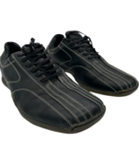 kenneth cole reaction men&#39;s black leather driving shoes oxford loafers s... - $66.62 CAD