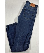 Levi&#39;s 510 Jeans Women&#39;s Size 16 Reg 28x28 Blue Denim Super Skinny Strai... - £10.96 GBP