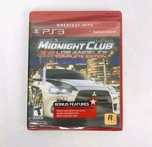 Midnight Club: Los Angeles Complete Edition SEALED NEW PS3 Sony PlayStation 3 - £34.49 GBP