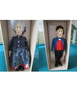 1980s Steiff-Filzpuppe Dolls Replica Peasant Jorg And Peasant Lady - Pic... - $200.00