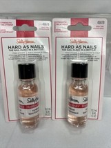 (2) Sally Hansen Hard As Nails Strength Treatment Hardener .45oz Rosy Tint 45079 - £6.16 GBP