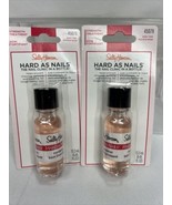 (2) Sally Hansen Hard As Nails Strength Treatment Hardener .45oz Rosy Ti... - $10.96 CAD