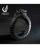 Fongten Mens Vintage Dragon Link Chain Bracelet - $76.73 CAD+