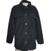 Black Sherpa Jacket Size Small - £35.05 GBP