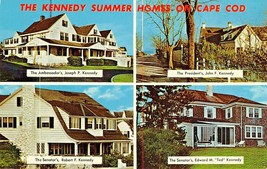 President John F Kennedy ~ Lot Di 4 Postcards-Jacqueline-Summer Homes-Pr... - £7.56 GBP