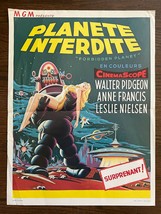*FORBIDDEN PLANET (1956) Reproduction Belgian Poster Classic 1950&#39;s Sci-Fi Art - £27.49 GBP