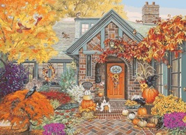 Welcome to autumn cross stitch pattern thumb200