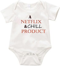 VRW A Netflix and Chill Product unisex baby Onesie Romper Bodysuit (6-12 months, - $14.69