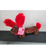 Dandee Animated Musical 8&quot; Valentines Plush Brown Dog What I Like About You - $19.75
