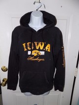 Iowa Hawkeyes Black Hoodie Hooded Sweatshirt Size S Women&#39;s EUC - $18.25