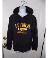 Iowa Hawkeyes Black Hoodie Hooded Sweatshirt Size S Women&#39;s EUC - £14.35 GBP