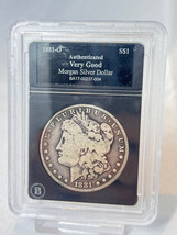 1881 O  Morgan Dollar 90&amp; Silver Bradford Exchange - $49.45