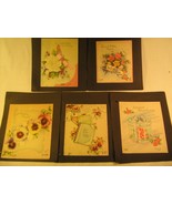 Lot of 5 Vintage GREETING CARDS 1930 - 1940s Birthday [Y79C2a] - £4.38 GBP