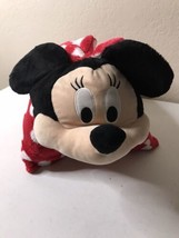 Pillow Pets Jumbo Disney Red Dotted Minnie Mouse Stuffed Animal Plush To... - $16.83