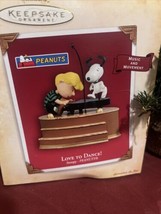 NEW Hallmark Peanuts Snoopy LOVE to DANCE  Piano Schroeder Christmas Orn... - £31.53 GBP