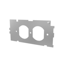 10 PK Legrand RFBADP Duplex Device Plate for RFBA Floor Boxes, Gray Stee... - $153.00