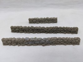 (3) Drystone Wall Military Miniature Terrain Accessories - $224.99 MXN