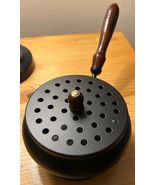 Large Black Brass Incense Censer Burner with Handle! - $18.76