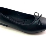 Di Maria 1044 Black Faux Leather Casual Comfort Ballet Flats - $44.00