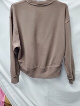  JOYLAB  Women's  XS French Terry Acid Wash Crewneck Pullover In Color-Iron image 3