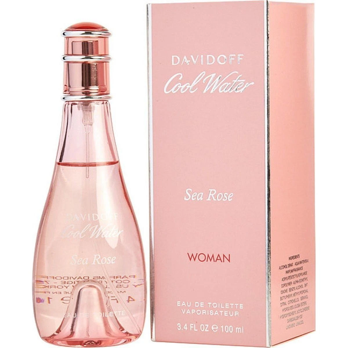 COOL WATER SEA ROSE by Davidoff for her EDT 3.3 / 3.4 oz New in Box - $55.66