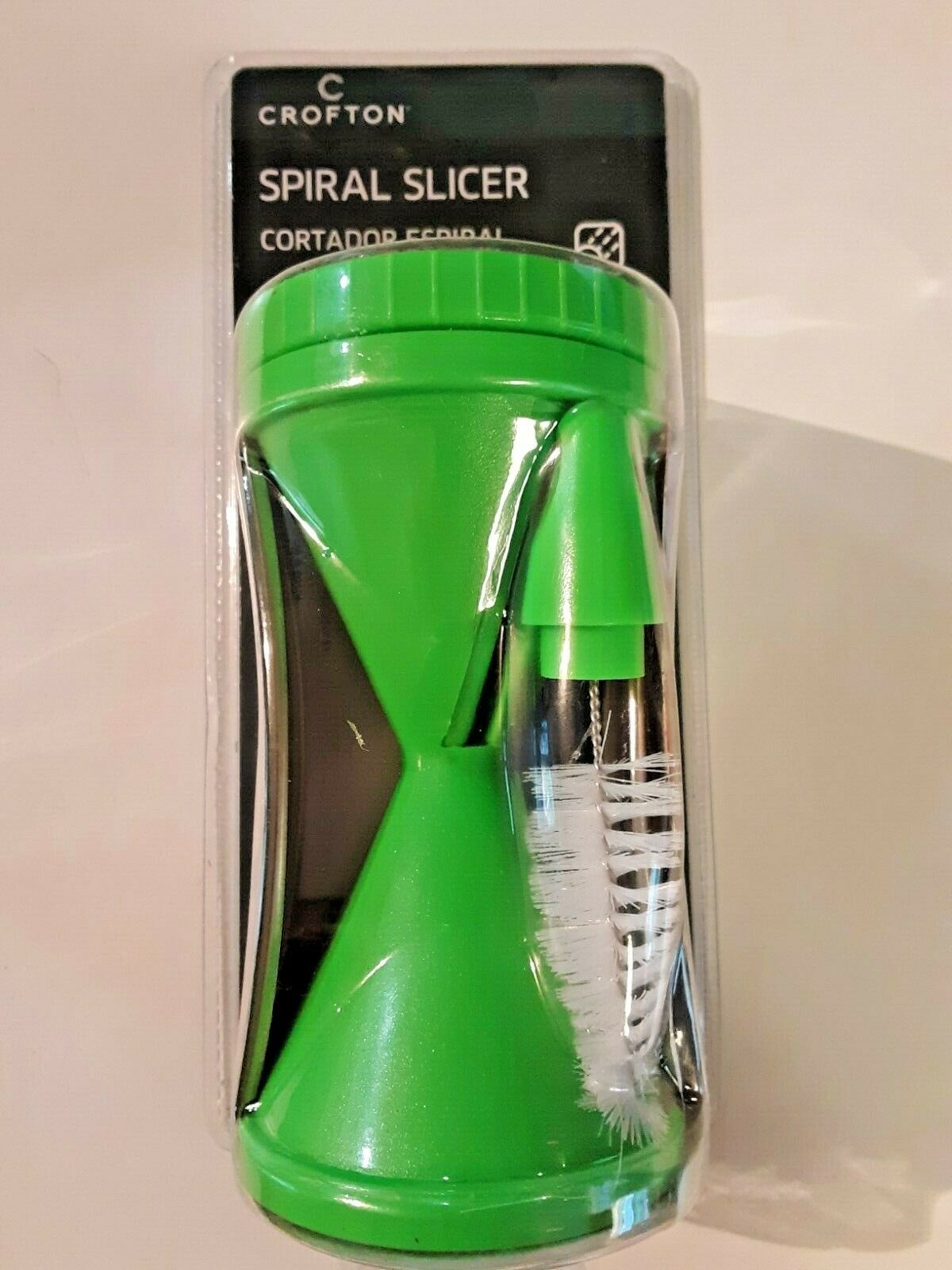 Crofton Spiral Vegetable Slicer Veggheti Cleaning Brush Recipes Dishwasher Safe - $12.86